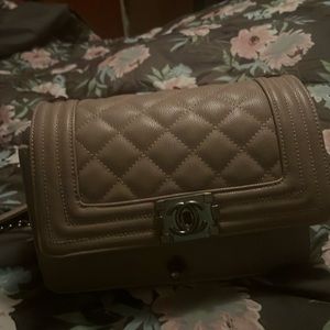 Coco Chanel bag tan color